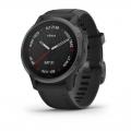   Garmin Fenix 6S Sapphire Carbon Gray DLC with Black Band