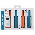  Motorola TALKABOUT T42 QUAD PACK