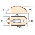  Vango Blade 100 Cactus