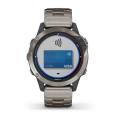   Garmin Quatix 6x Solar Gray with  titanium band
