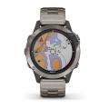   Garmin Quatix 6x Solar Gray with  titanium band